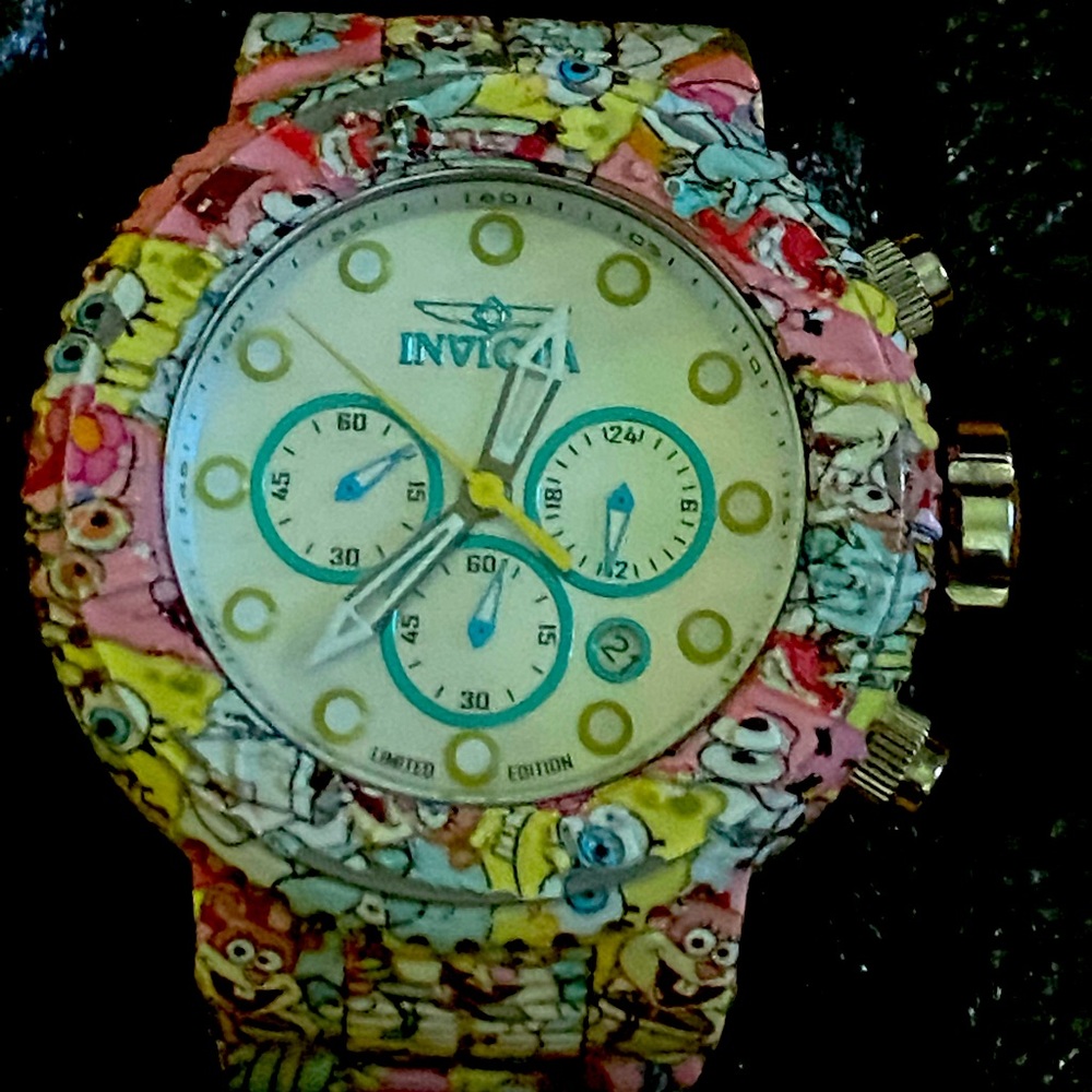 Invicta SpongeBob Watch Hydro plated.